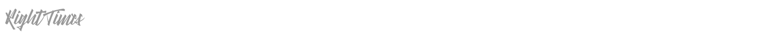 Right Times font preview